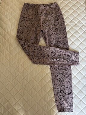 Varley Snake-Print Active Leggings